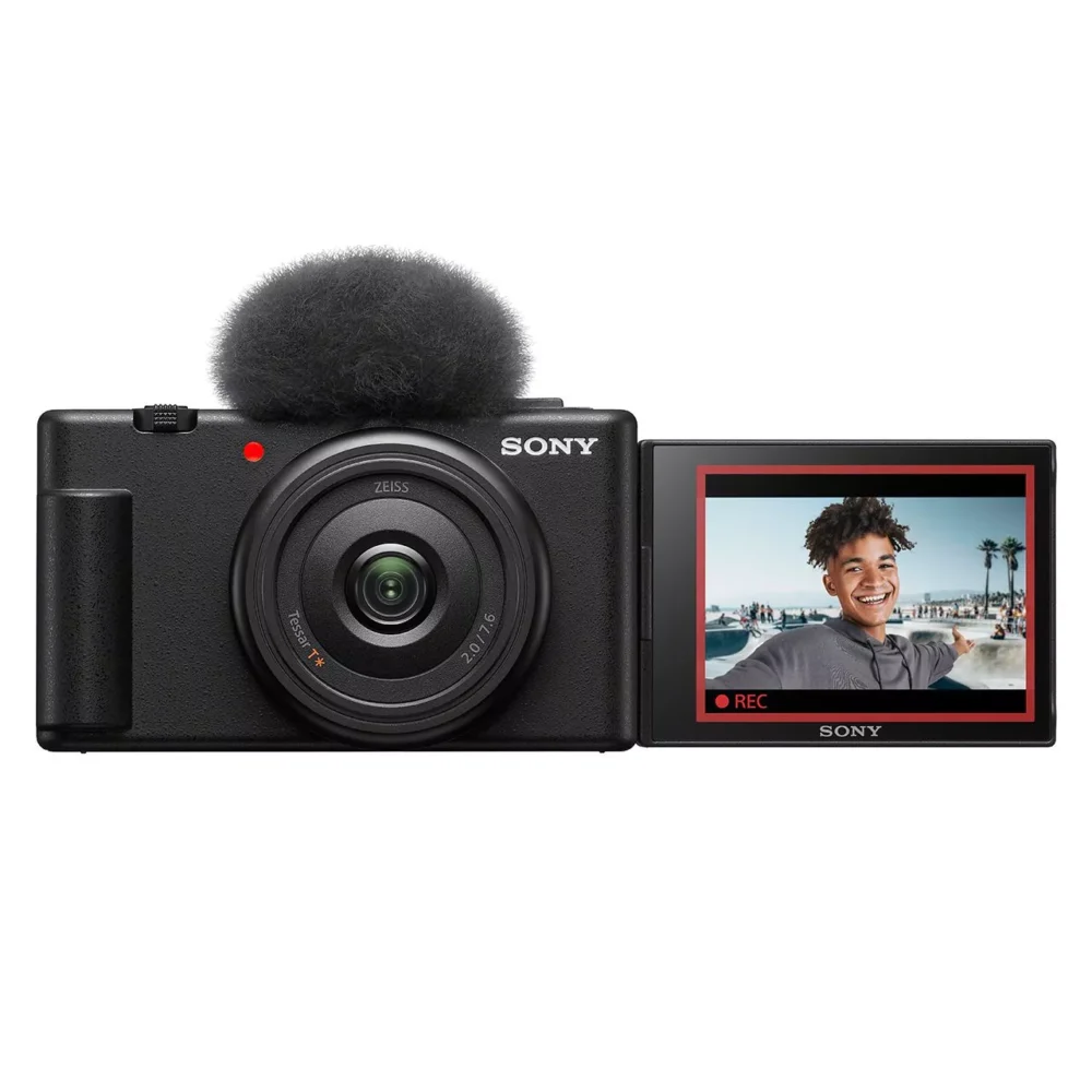 Sony fotocamera vlog ZV-1F nero