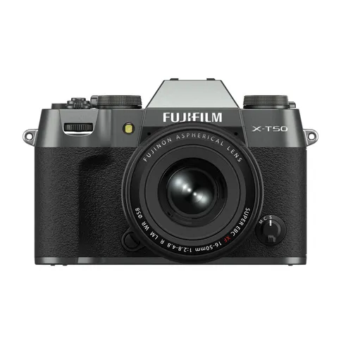 Fujifilm X-T50 argento antracite + XF 16-50mm